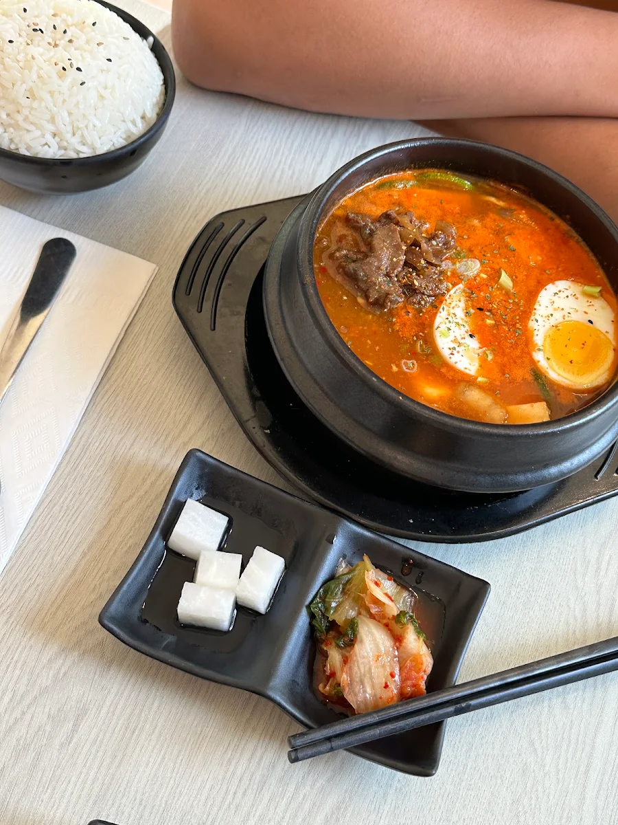 Soondubu Soup and Beef Bibimbap