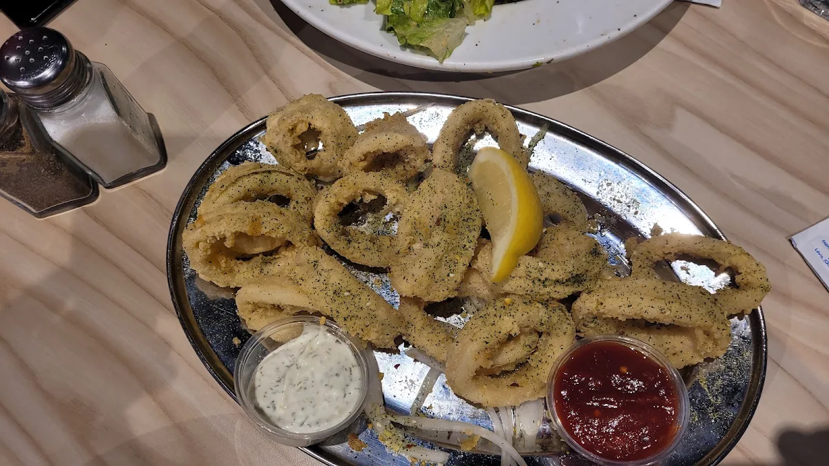 Calamari and Fried Tilapia
