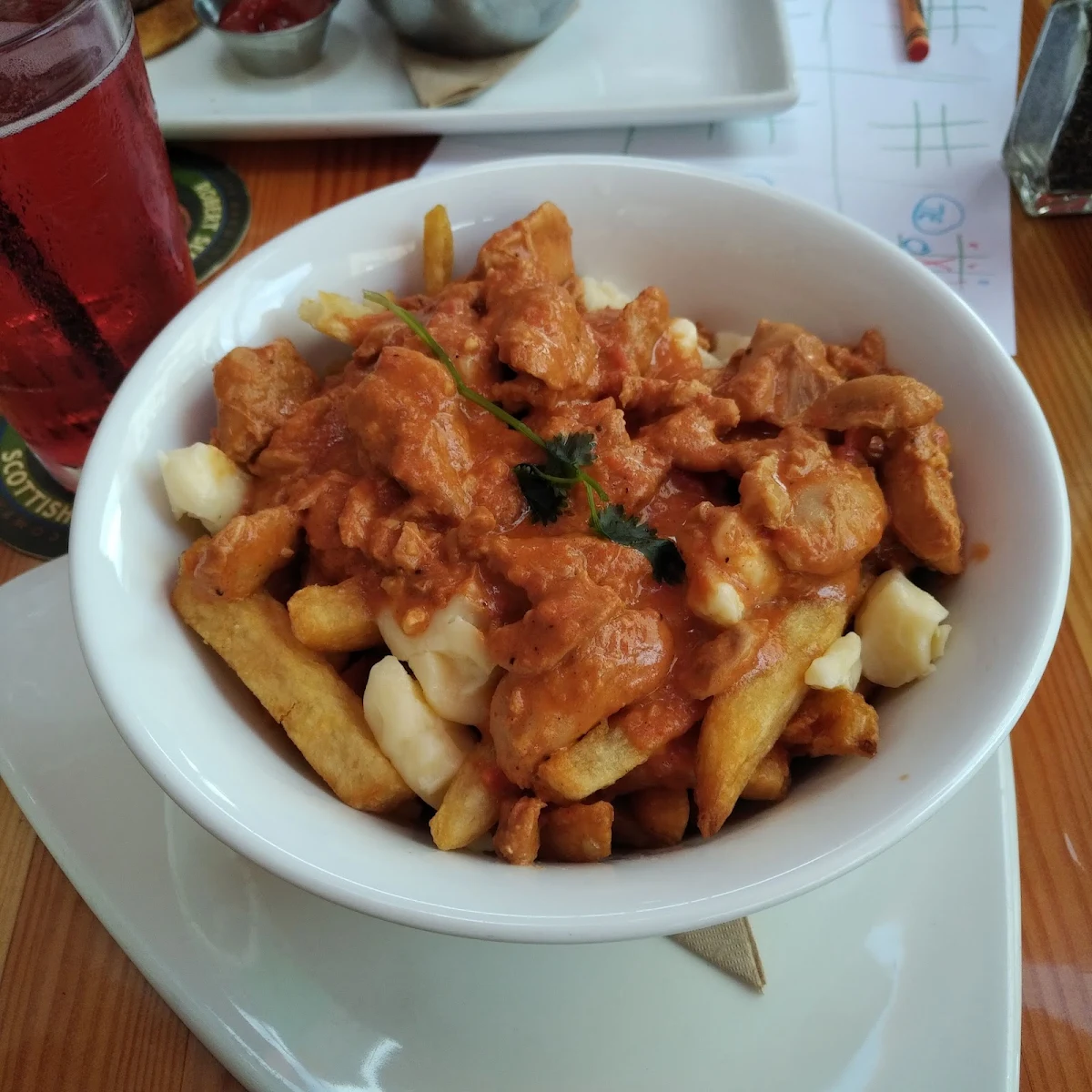 Butter Chicken Poutine