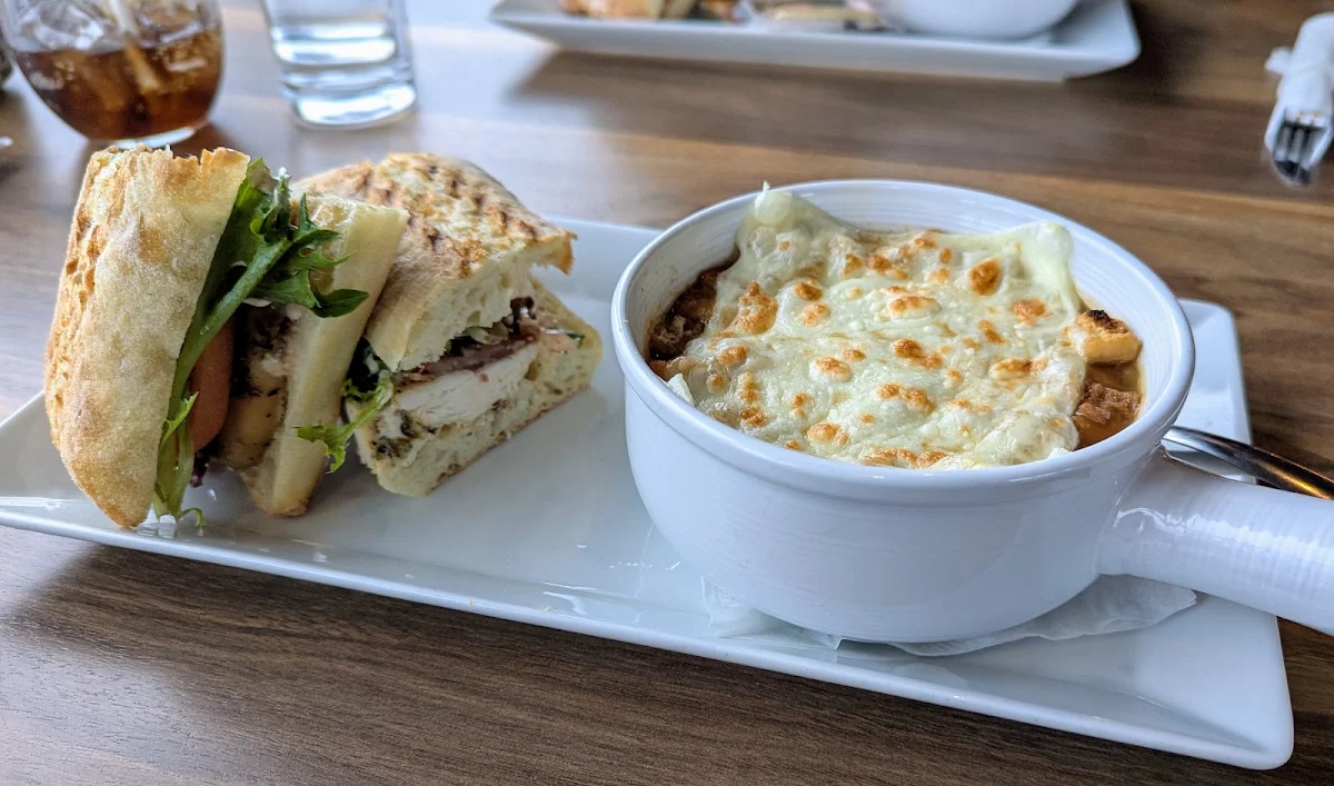 French Onion Soup and Louisiana Sandwich
