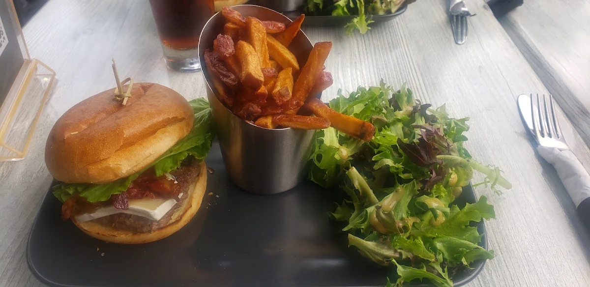Burger and Fries