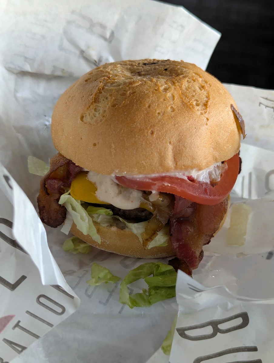 blt Burger with Gluten Free Bun