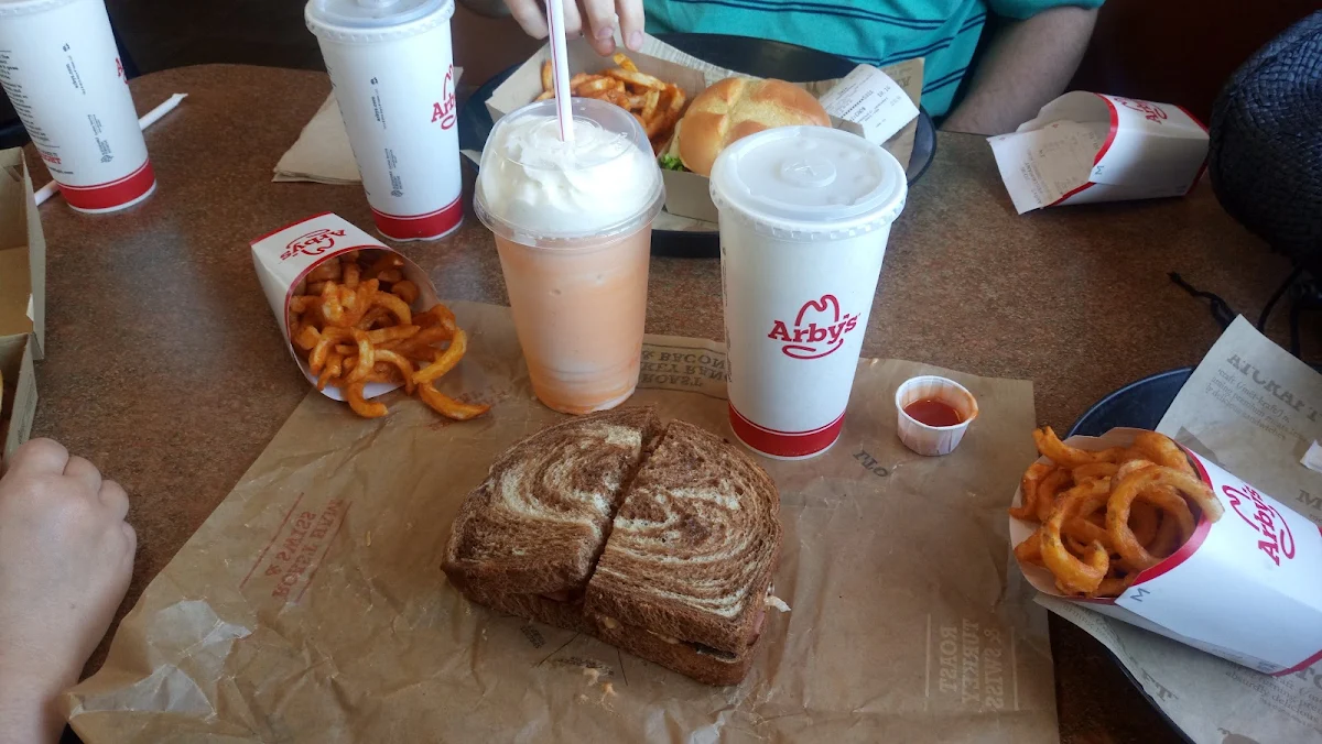 Reuben Sandwich and Milkshake