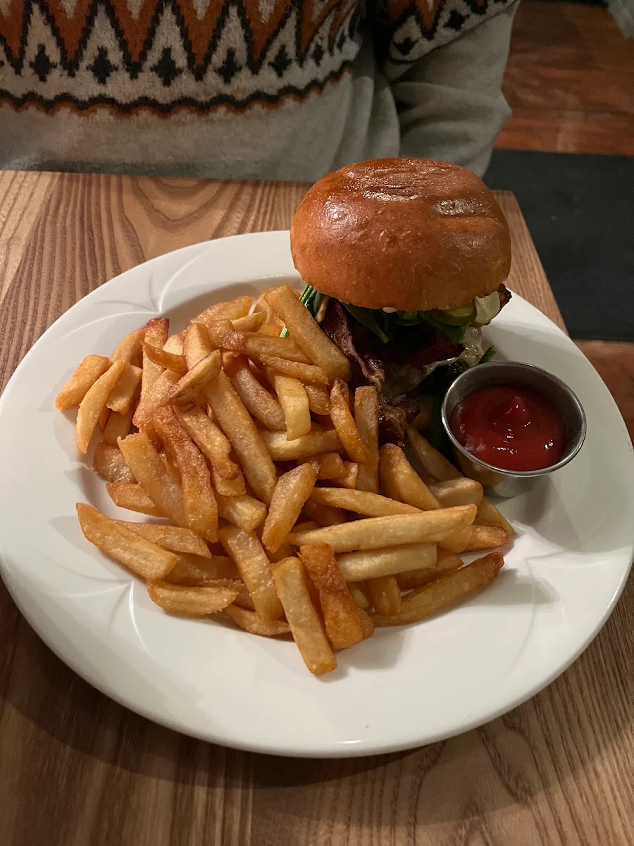 Burger and Fries