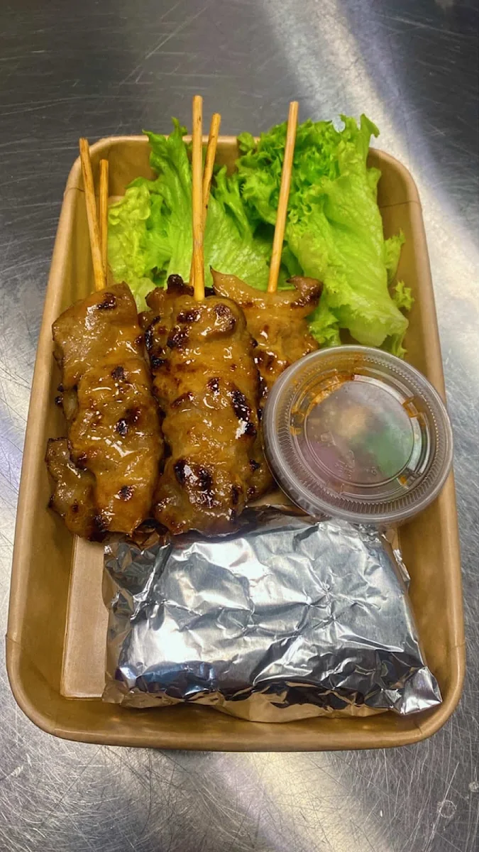 Moo Ping Lover Grilled Pork Skewers