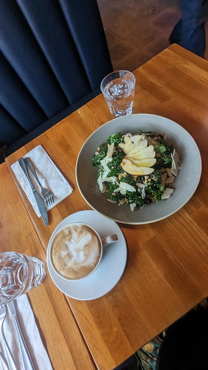 Apple and Kale Salad with a Latte