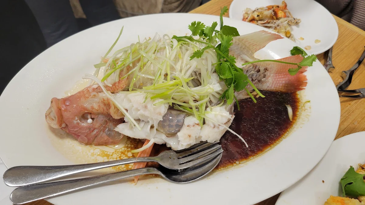 Steamed Seabass