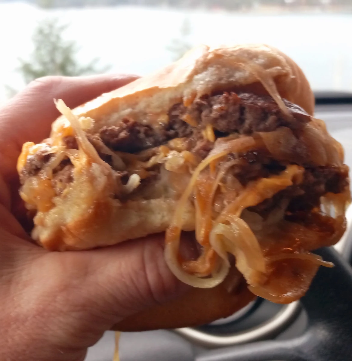 Triple Deluxe Smash Burger