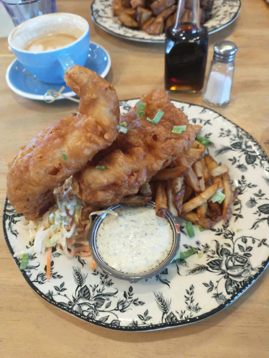 Fish and Chips at Bang Belly in Fogo