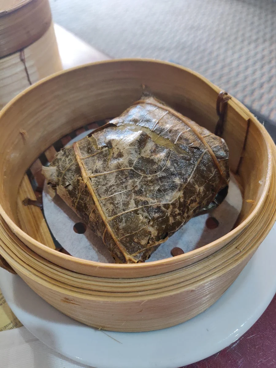 Steamed Sticky Rice in Lotus Leaf