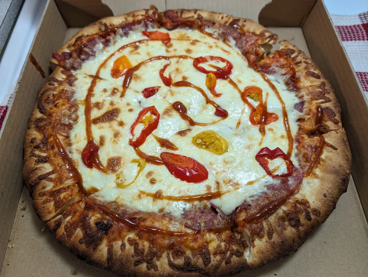 Stuffed Crust dbl Pepperoni Hot Pepper