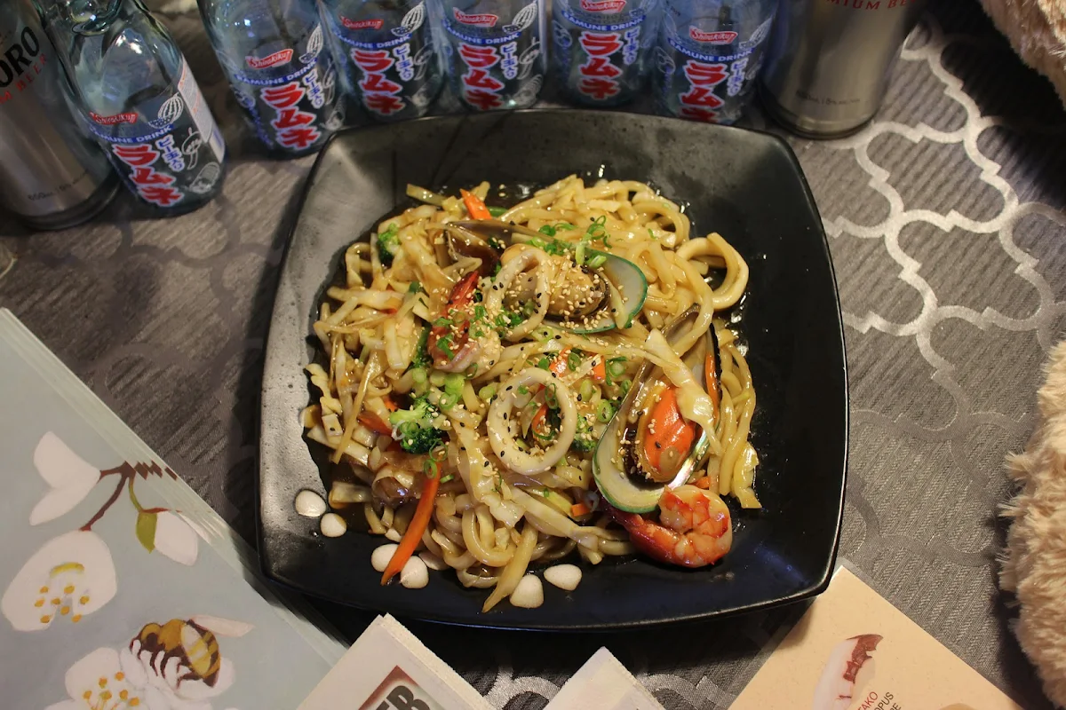 Spicy Seafood Yaki Udon