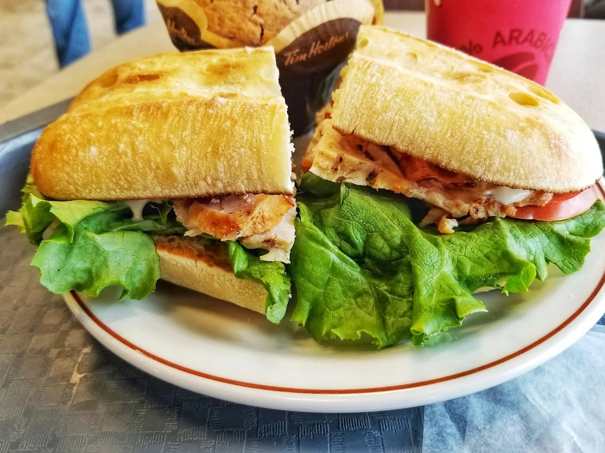 Turkey Bacon Club Artisan Sandwich