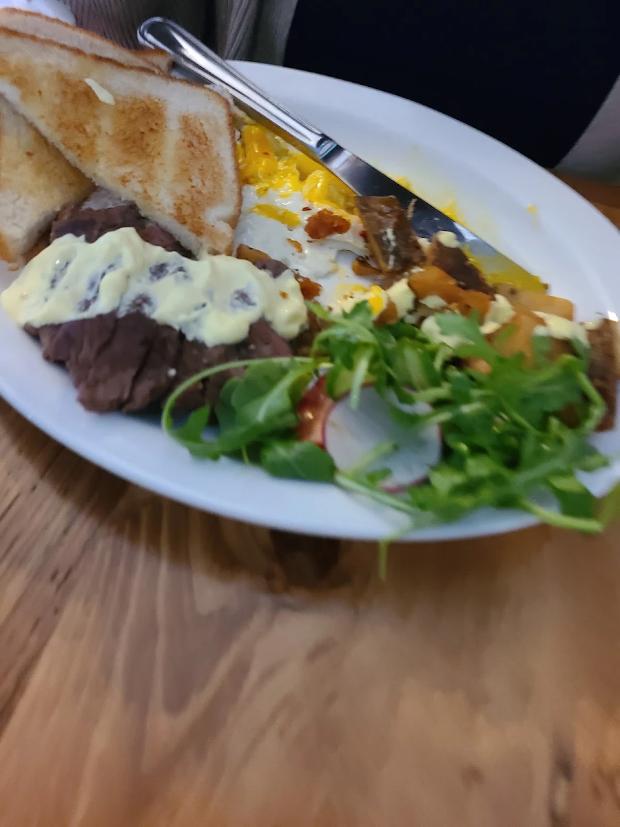 Steak and Eggs with Home Fries