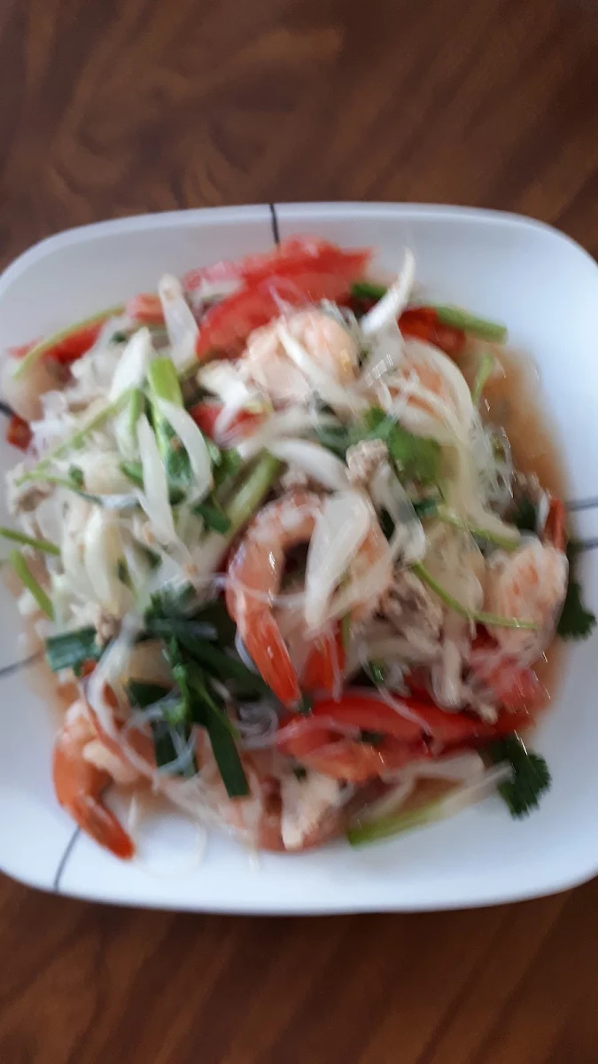 Vermicelli Salad Vegetarian Yum Woon Sen