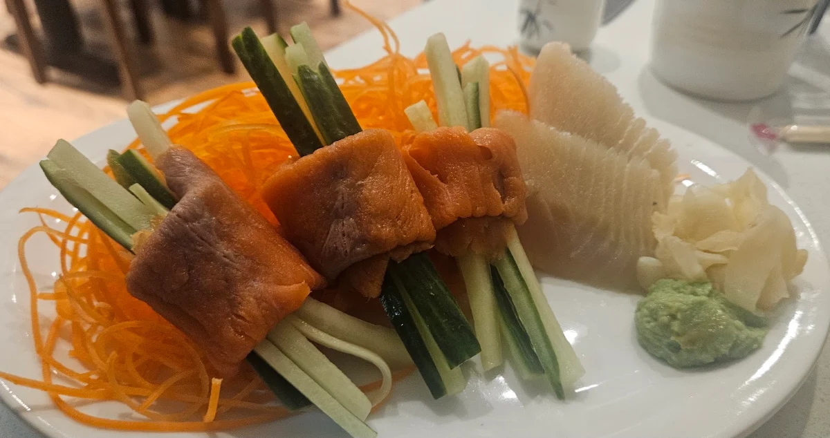 Salmon and Toro Sashimi
