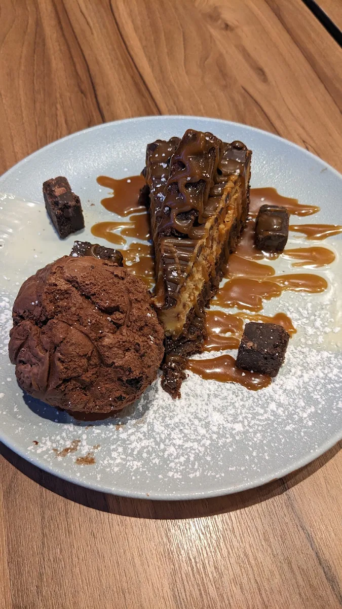 Caramel Brownie Cheesecake and Apple Pie Cheesecake