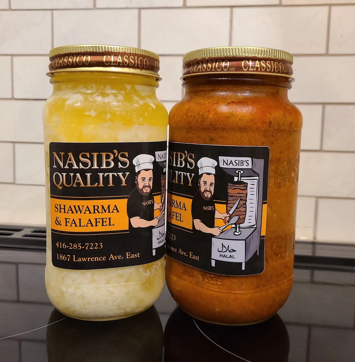 Nasib's Famous Garlic and Hot Sauce