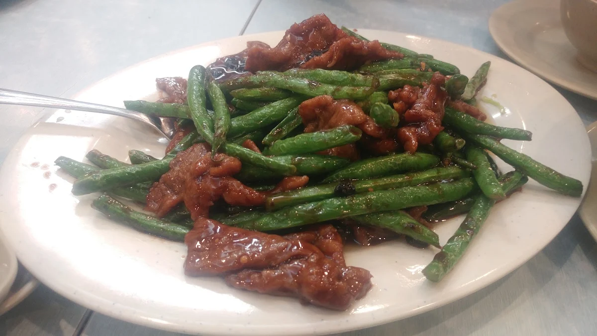 Green Beans with Beef and Black Bean Sauce