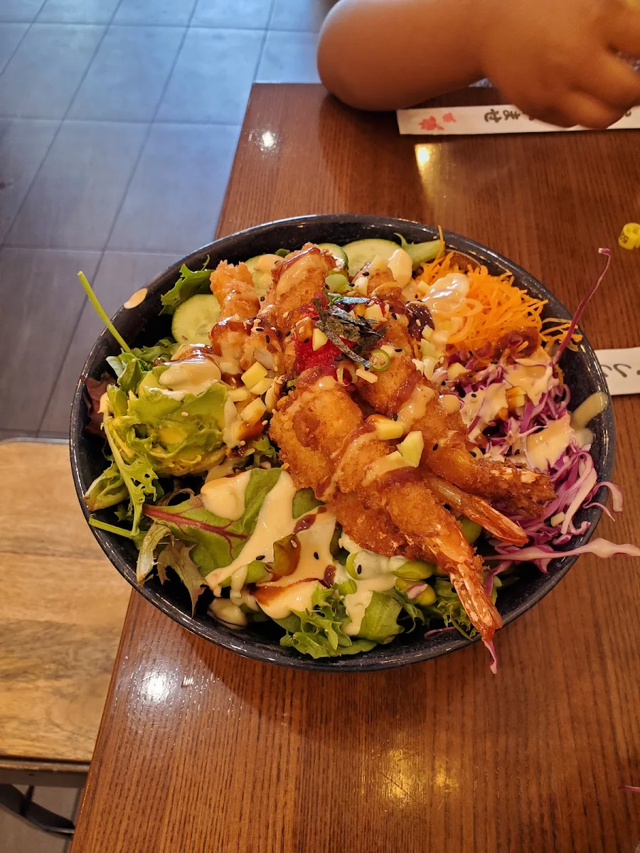 Poke Crevette Tempura