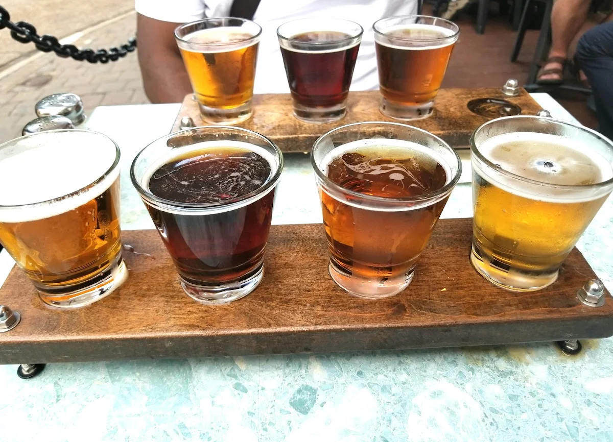 Beer & Cider Flight, The Old Triangle Irish Alehouse