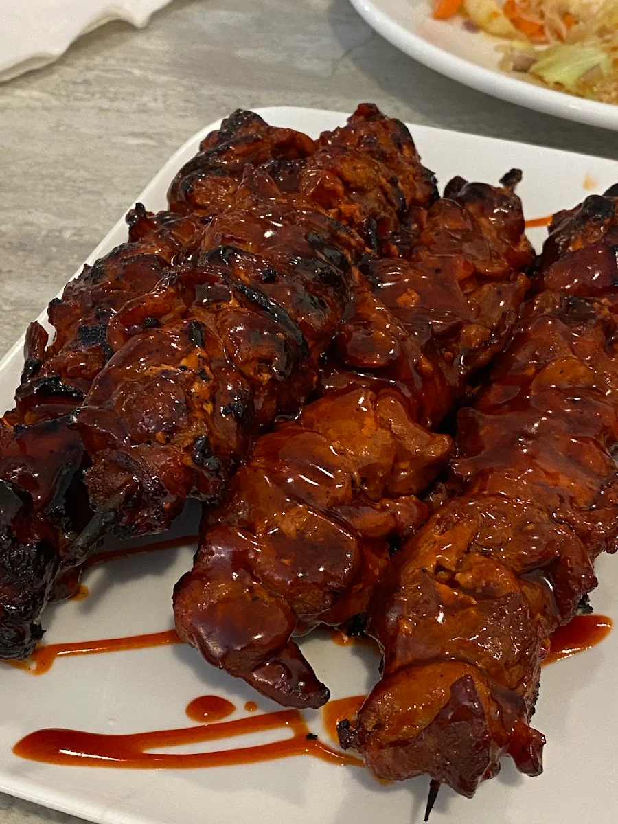 BBQ Pork Skewers