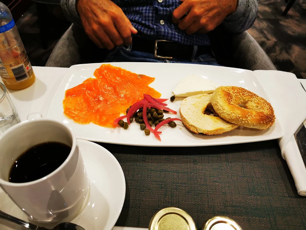 Salmon and Bagel