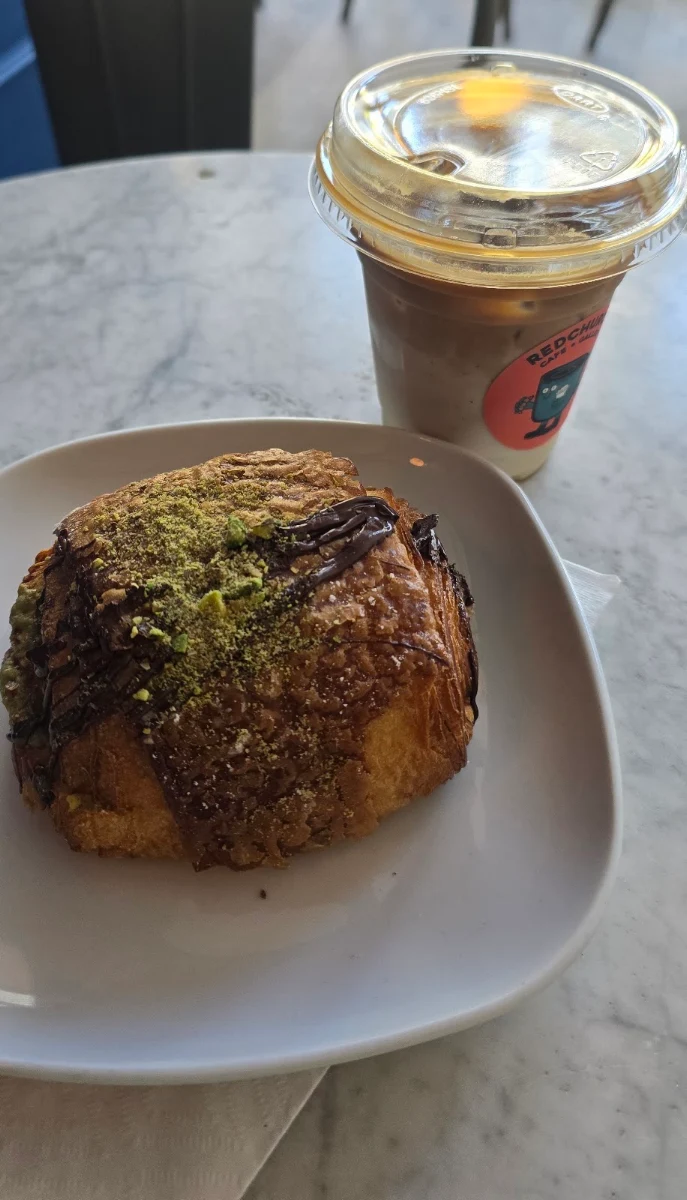 Chocolate Pistachio Croissant