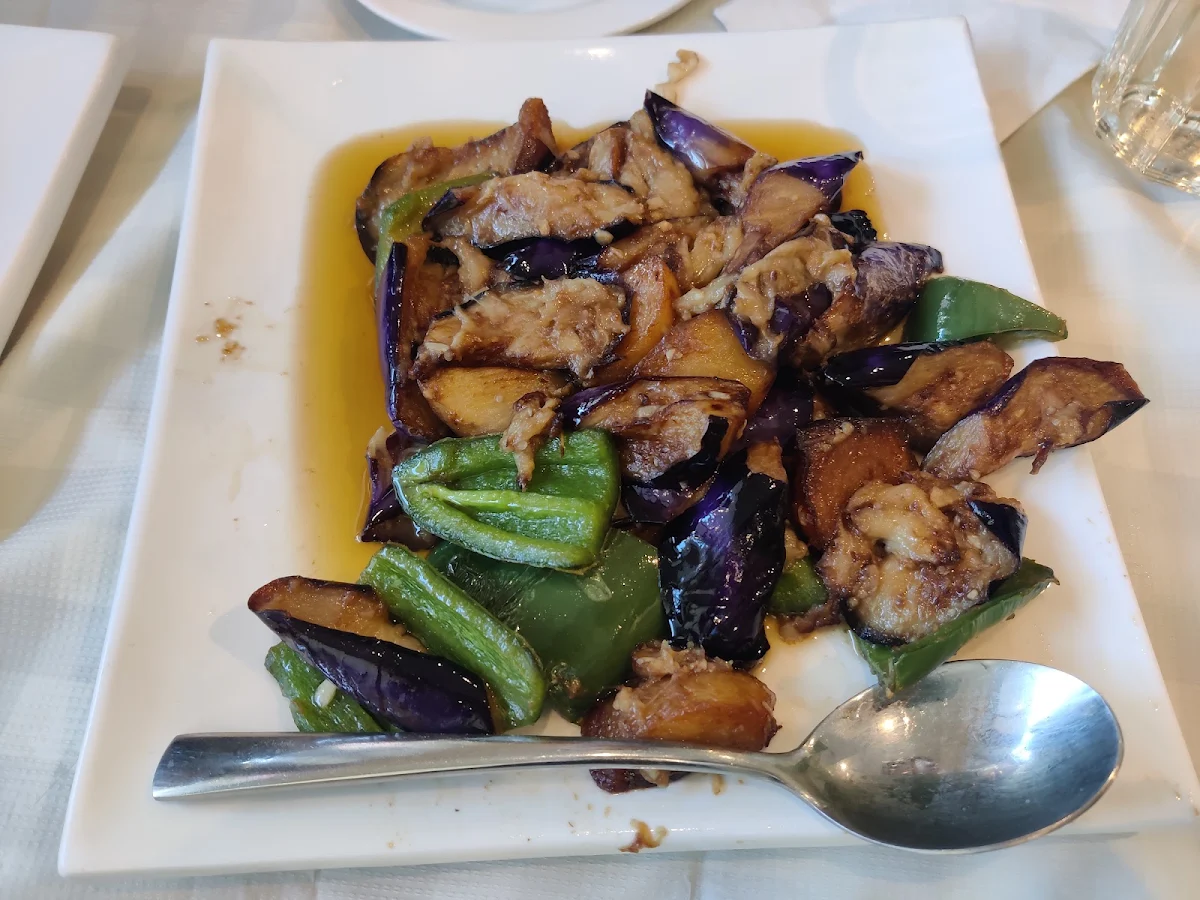 Stir-Fried Eggplant Green Pepper and Potato