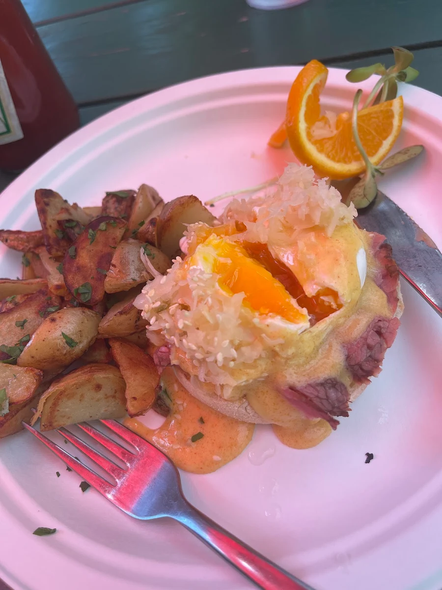 Reuben Eggs Benedict