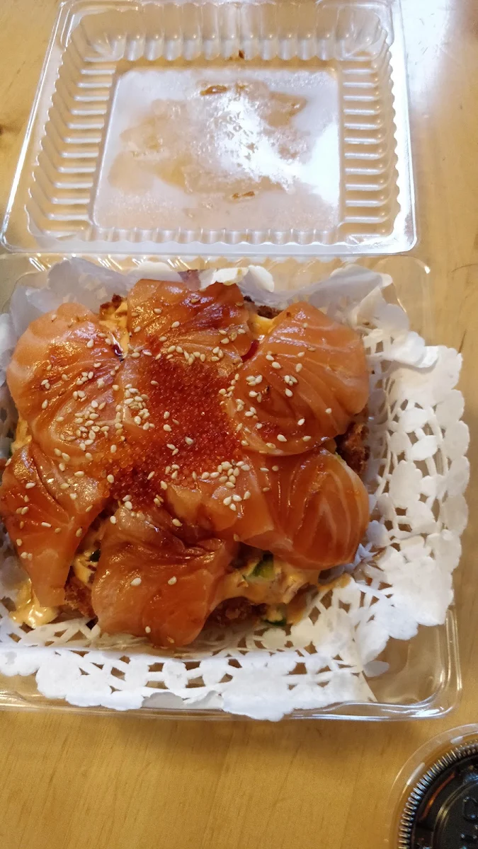 Salmon Sushi Pizza