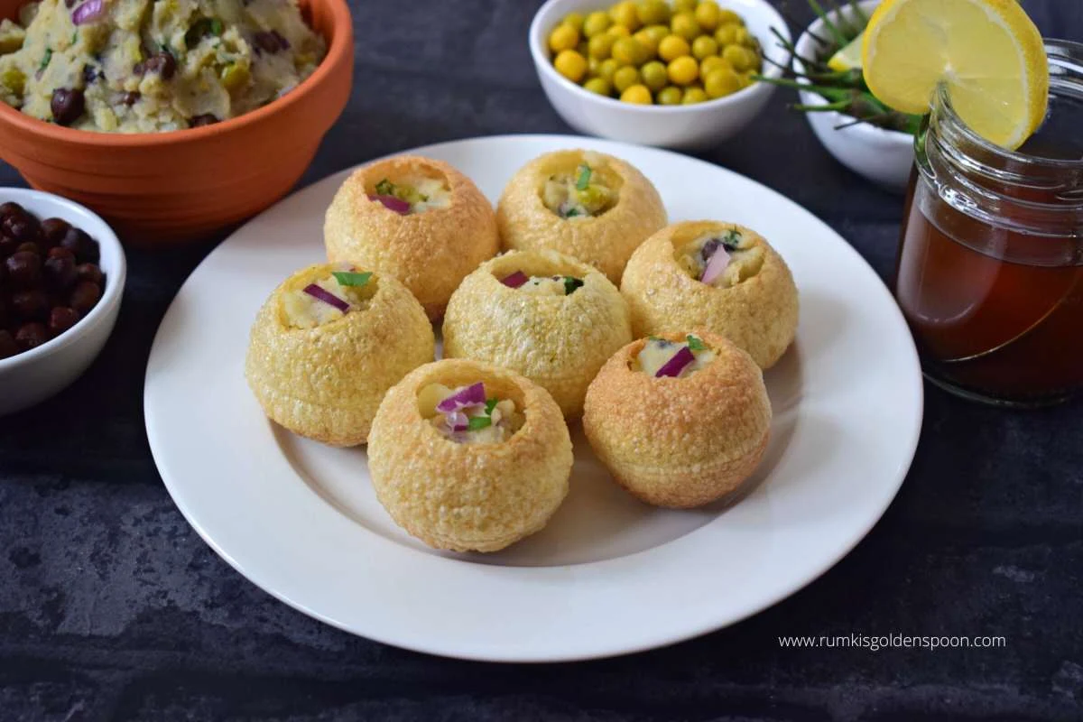 Fuchka Pani Puri Plate