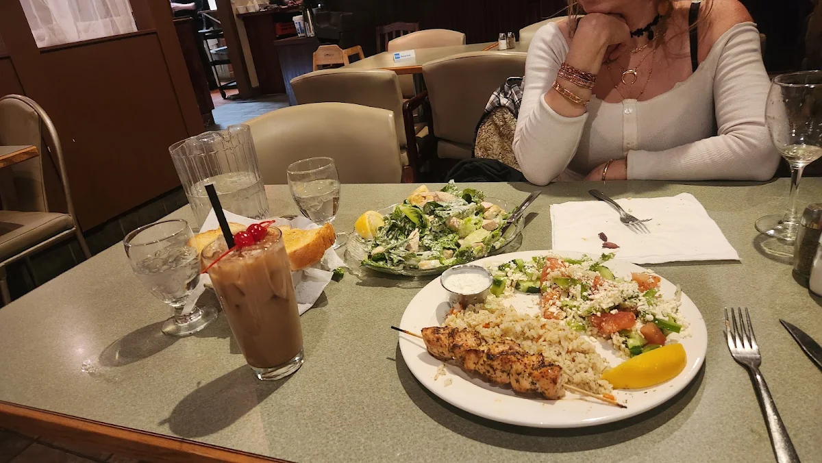 Chicken Souvlaki Ceasar Salad