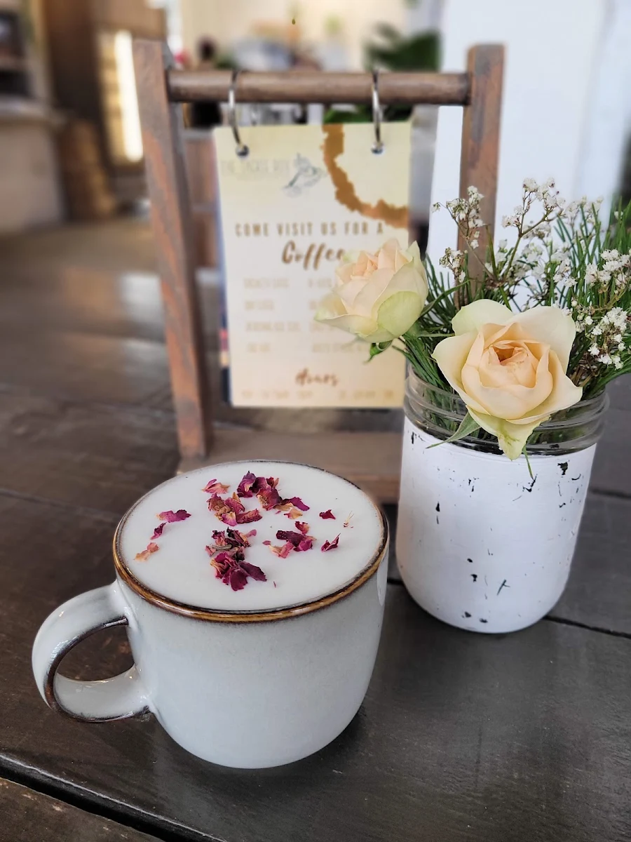 Japanese Cherry Blossom Tea Latte