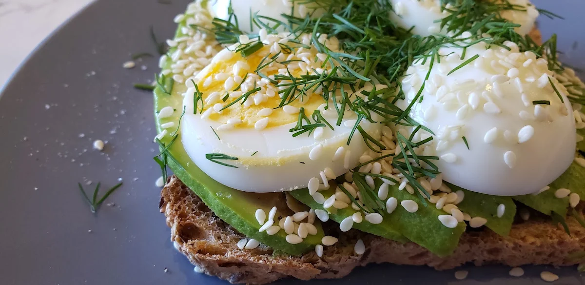 Egg Dill and Avocado Toast