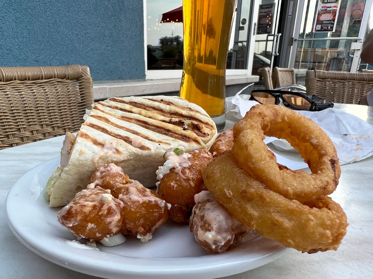 California Wrap with Onion Rings