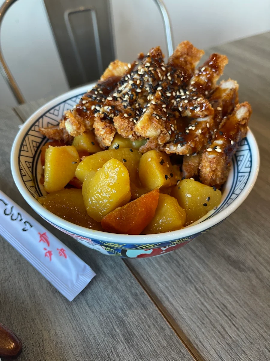 Curry Tonkatsu with Rice
