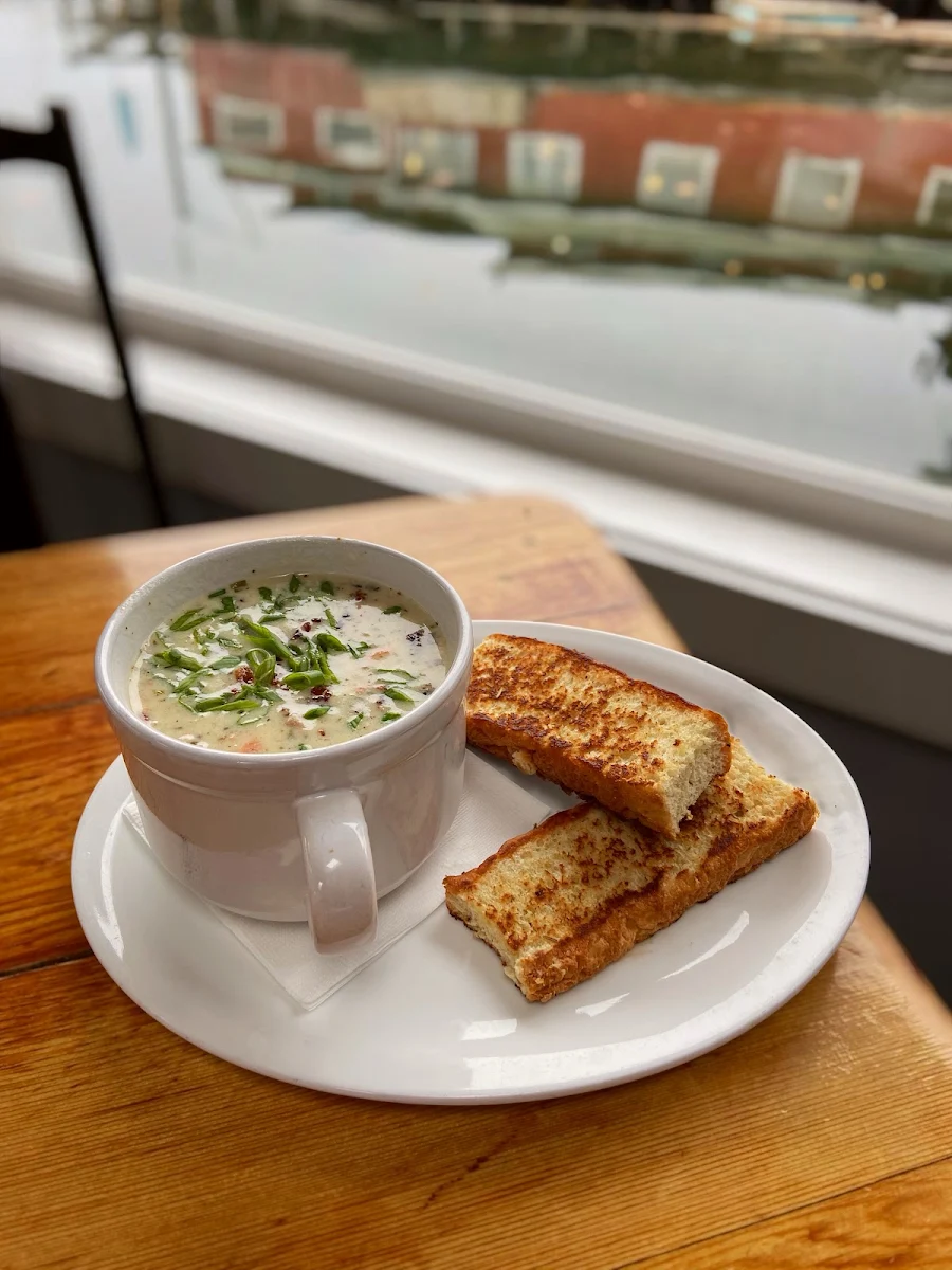 House Cut Fries Green Salad Chowder