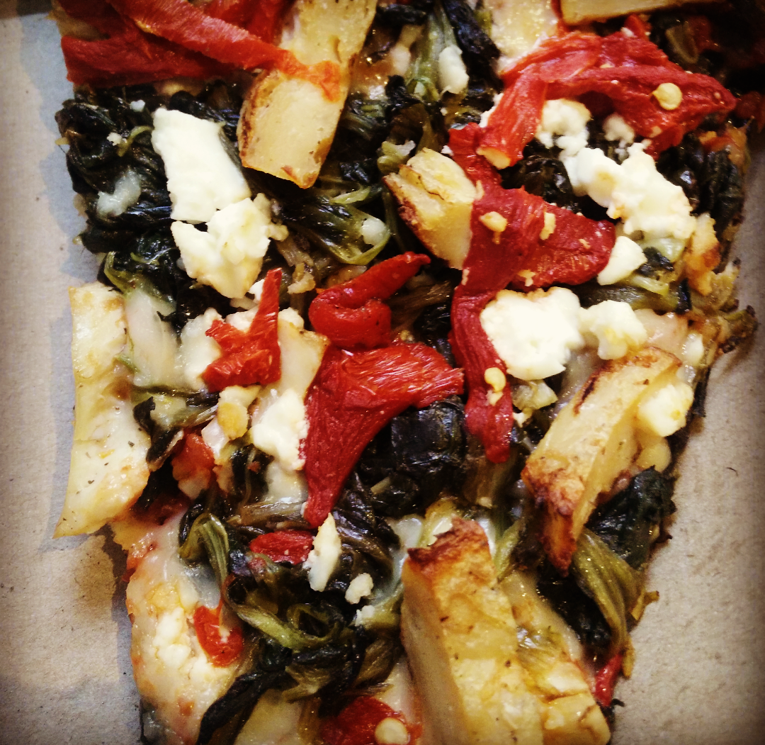 Goat Cheese and Red Peppers