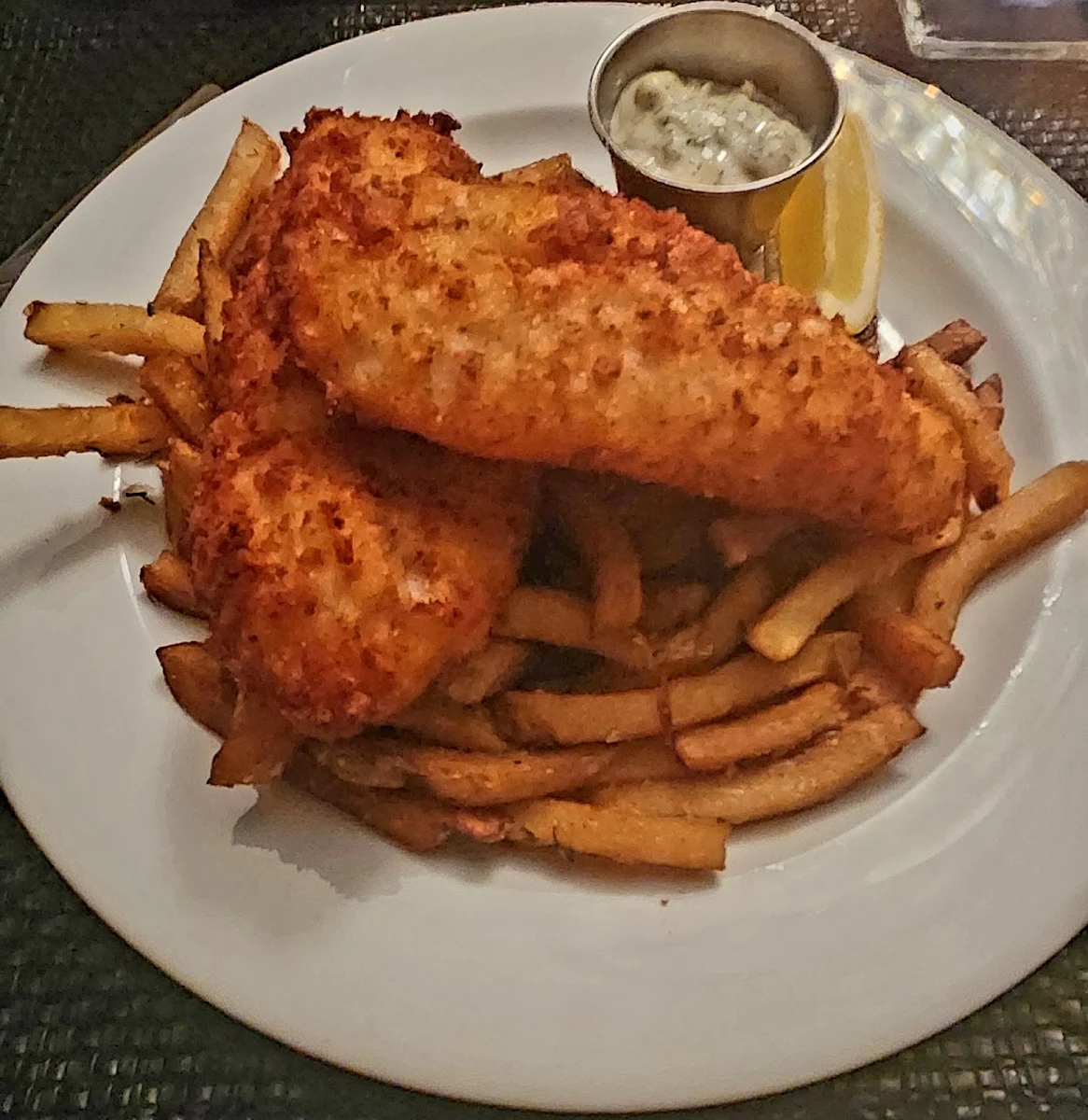 Cod Fish and Chips Dinner