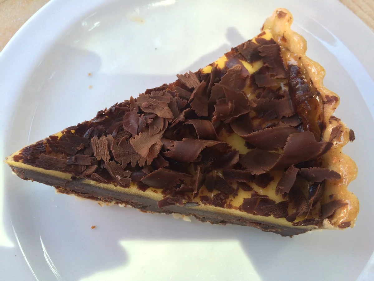 Passion Fruit and Chocolate Tart