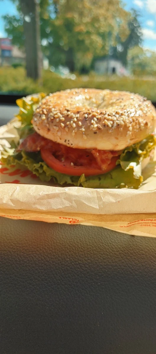 blt on an Everything Bagel
