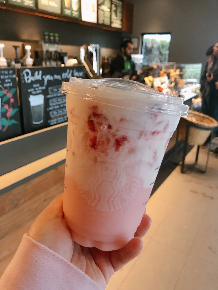 Iced Blossoming Rose Tea Latte