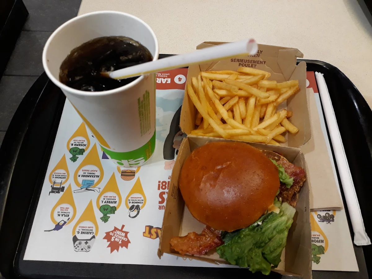 Crispy Chicken Burger Combo