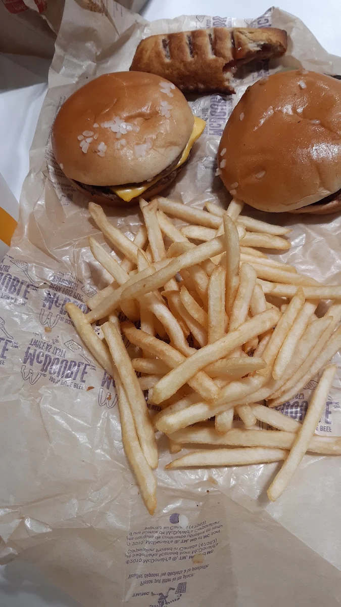 Quarter Pounder Cheese Burger and Fries