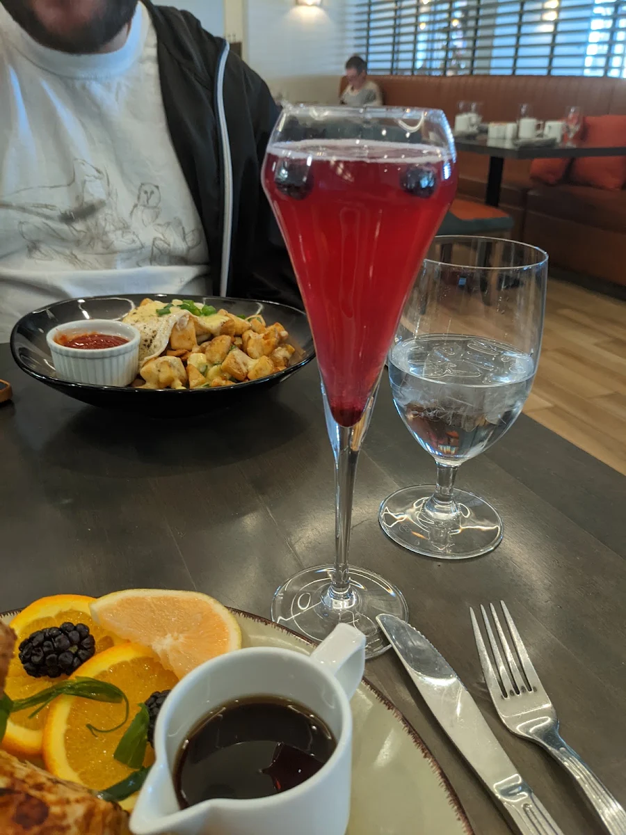 Blueberry Lemon Mimosa