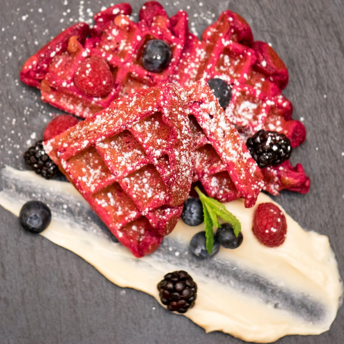Red Velvet Waffles