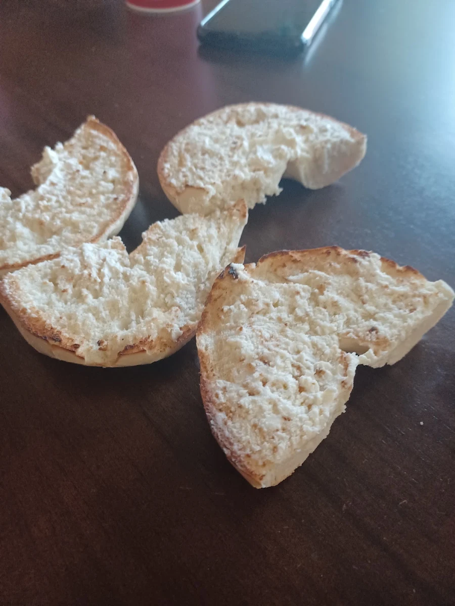 Plain Bagel with Added Cream Cheese