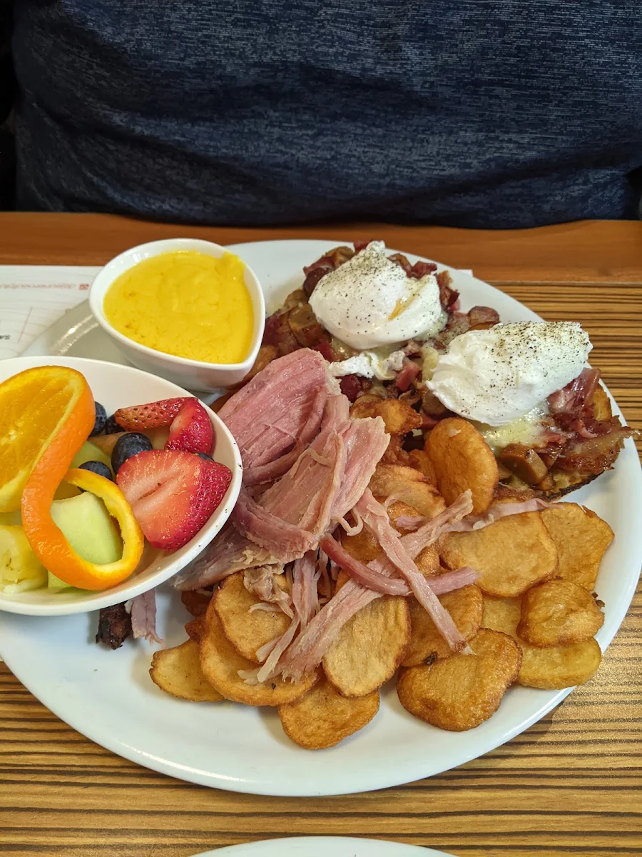 Oeuf Benedictine Avec Avocat Jambon Maison