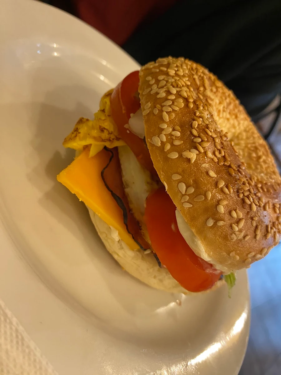 Breakfast Bagel Sandwich